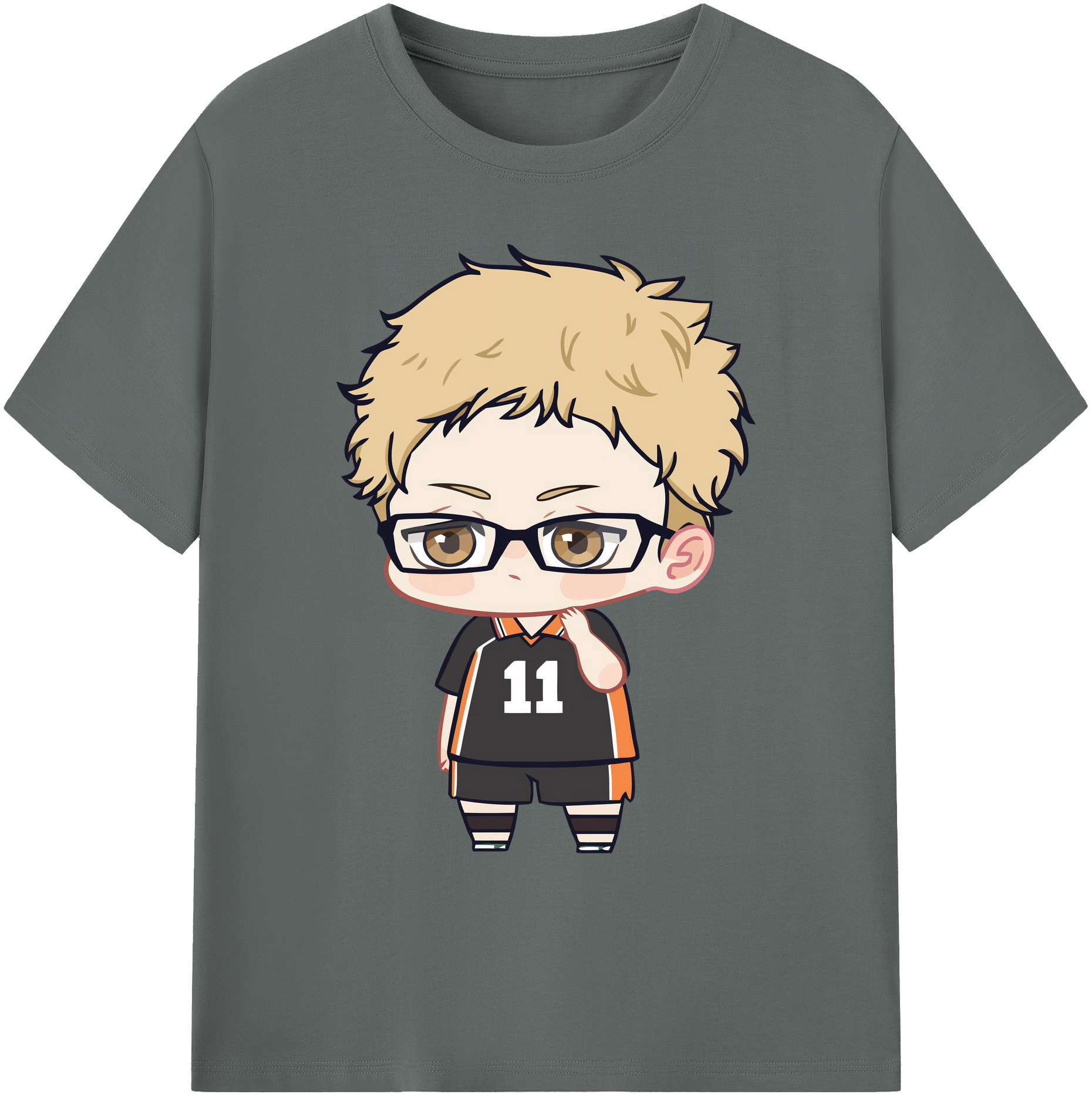（画像用） ハイキュー!! Haikyu!! 綿100％ メンズ半袖Tシャツ｜肌触りやわらか＆通気性